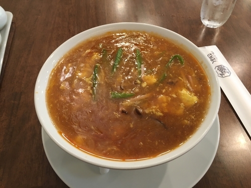 「酢辣湯麺」@さんぷくの写真