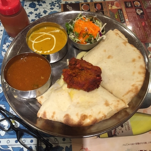 「タンドリーセット＋チーズナン変更」@Spice Garden 渋谷店の写真