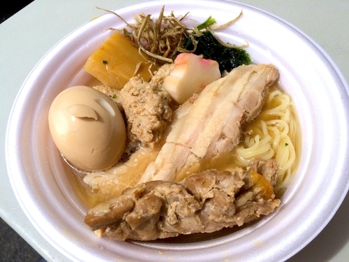 「鮮魚清湯和仕立て＋特製盛＠はりけんラーメン×麺や松辰」@水戸のラーメンまつりⅡ ～炎のラーメンウィーク～の写真