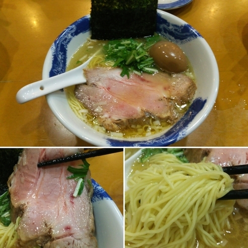 「塩らーめん680円」@麺屋 扇 SENの写真