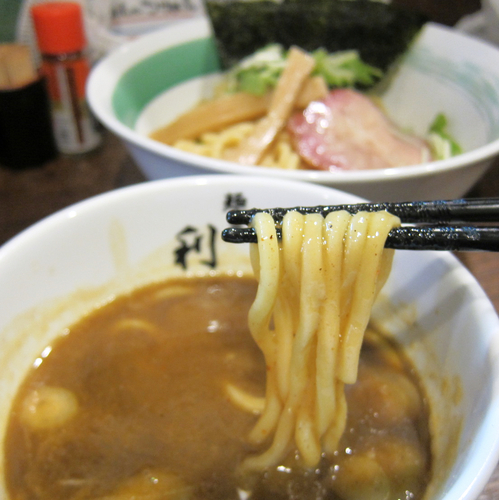 「濃厚つけめん 850円」@自家製麺 麺屋 利八の写真