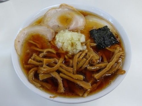 「バラチャーシューメンマ（860円）」@みんみんラーメンの写真