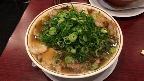 「特製ラーメン（ねぎ多め）」@本家第一旭 たかばし本店の写真