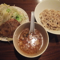 つけ麺小680円(クーポンで500円)野菜マシ