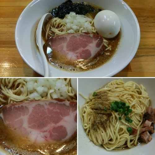 「煮干ソバ醤油750円 味玉子100円 和え玉200円」@煮干中華ソバ イチカワの写真
