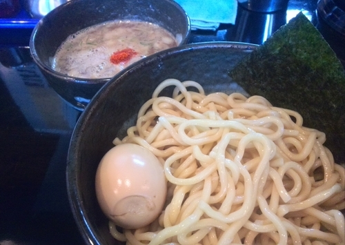 「味玉つけ豚そば(その２)」@まるぶし とんやの写真