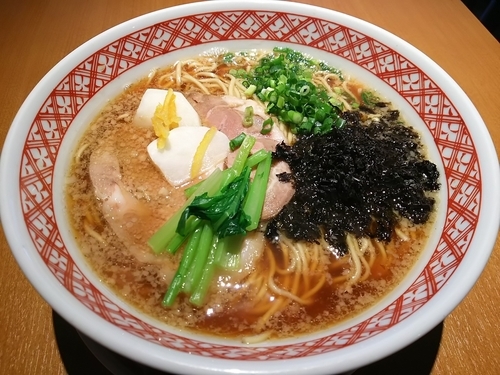 「【限定】秋刀魚節、豚そば　（麺大盛り：サービス券）」@麺肴 ひづきの写真