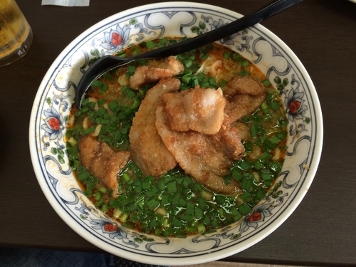 「豚バラ薬味めん」@らーめん いやどうもの写真