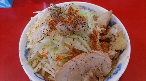 「ラーメン全増ニンニクトリプル」@ジャンクガレッジ 東大宮店の写真