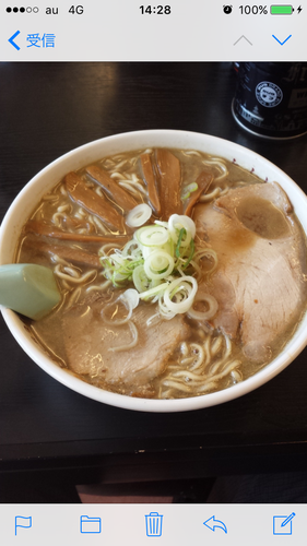 「中華そば大盛り 950円」@たかはし中華そば店の写真