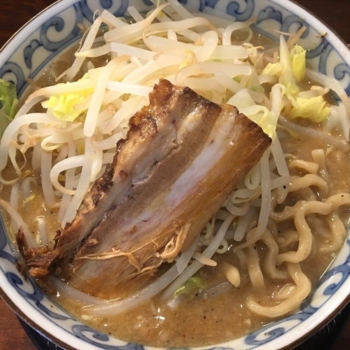 「がっつりみそ800円」@ラーメン屋 バリバリジョニー松の写真