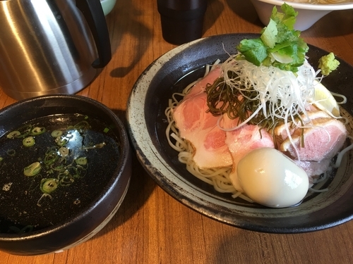 「鴨つけそば890円 味玉100円」@寿製麺よしかわ 川越店の写真