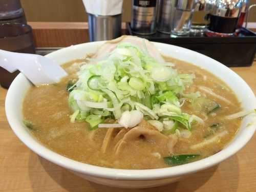 「味噌らーめん」@こってりらーめん なりたけ 幕張店の写真