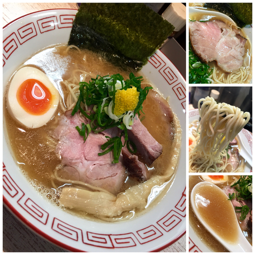 「【気まぐれ限定】中華そば（こってり）￥850」@中華そば 四つ葉の写真