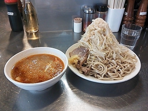 「つけめん（野菜増し、脂多め）」@らーめん大 本郷店の写真