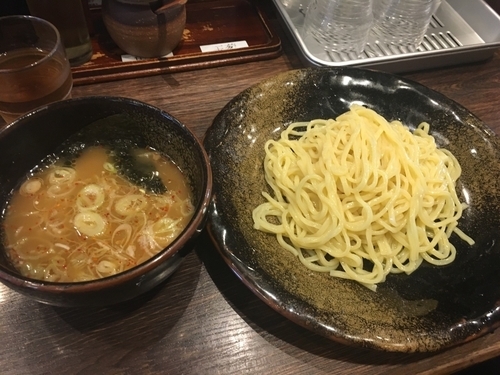 「醤油つけ麺800円(中盛)」@つけ麺隅田 西新橋店の写真