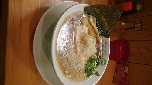 「ワハハ煮干そば￥750」@中華そば ムタヒロ 大阪福島店の写真