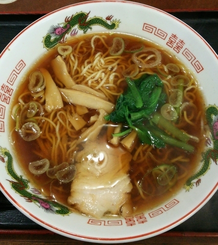 「中華そば630円」@そば処 更科の写真