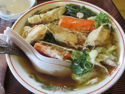 「たらばかにラーメン　「1,000円」」@かにの網元 幸手店の写真
