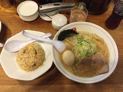 「のがほラーメンAセット。」@野方ホープ 原宿店の写真