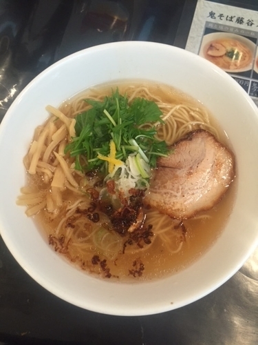 「鬼塩ラーメン　800円」@鬼そば 藤谷の写真