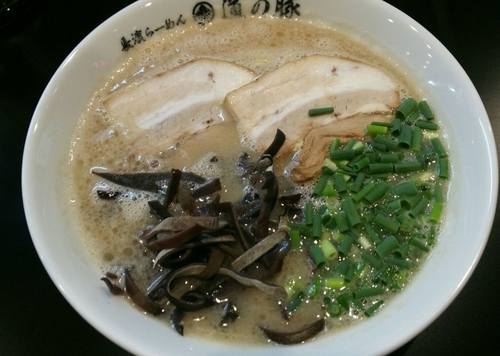 「らーめん白　780円」@長濱らーめん 道の豚の写真