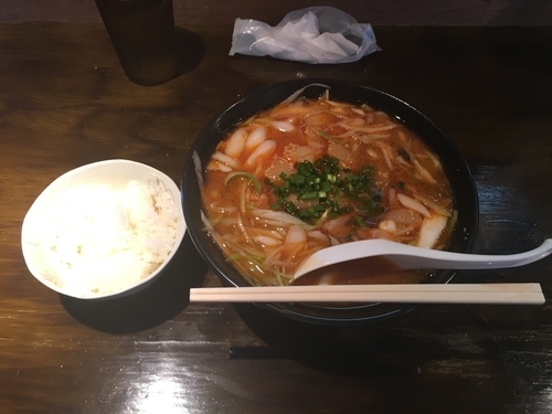 「勝浦タンタンメン」@麺屋MASTER PIECE 一宮店の写真