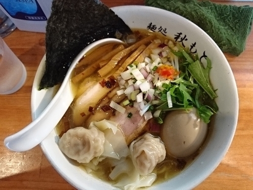 「特製塩(細麺)」@麺処 秋もとの写真