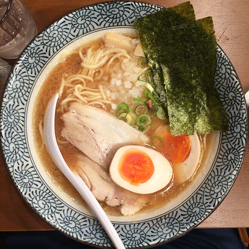 「味玉濃厚煮干し鶏そば」@青山煮干しラーメン ハレルヤの写真
