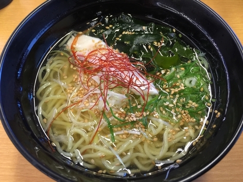 「鯛だし塩ラーメン」@スシロー 塩尻店の写真