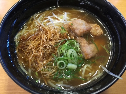 「コク旨まぐろ醤油ラーメン」@スシロー 塩尻店の写真