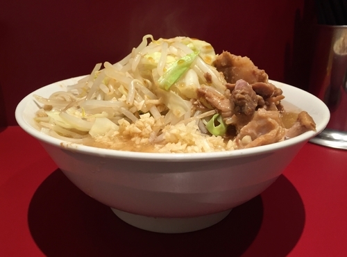 「小ラーメン・ニンニクポンズ」@ラーメン二郎 荻窪店の写真