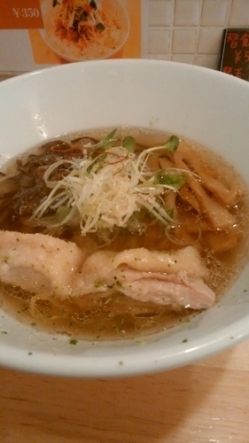 「鶏塩らーめん」@徳島鶏塩らーめん 錦の写真