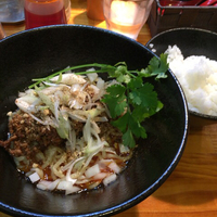 汁なし担々麺＋ライス