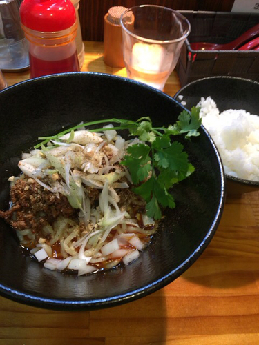 「汁なし担々麺＋ライス」@麺匠 大喜の写真