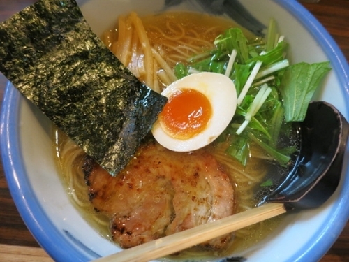 「塩らーめん （を淡麗で）　　880円」@AFURI 六本木交差点の写真