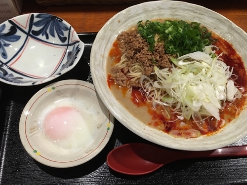 「広島流汁無し担々麺 辛み3」@広島流つけ麺 からまるの写真