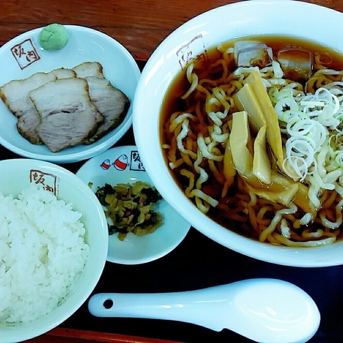 「和風冷やしラーメン 750円」@喜多方ラーメン 坂内 潮来店の写真