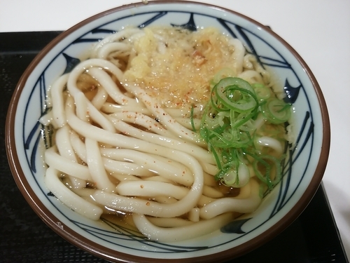 「かけうどん(並盛)290円」@丸亀製麺 イーサイト高崎店の写真