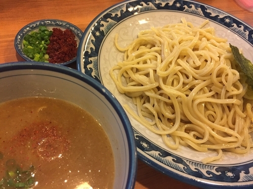 「海老辛つけそば」@浜屋 五反田店の写真