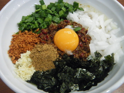 「台湾まぜそば（３辛MAX)780円」@麺厨房 武蔵の写真