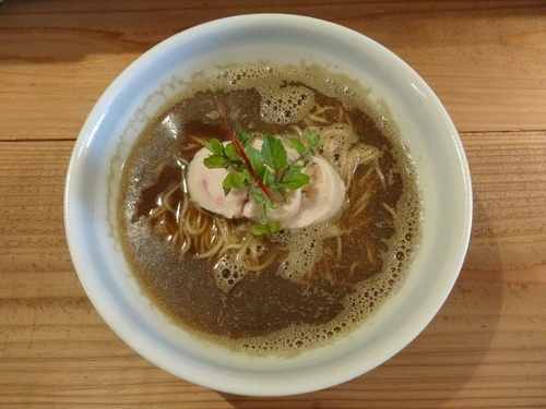 「濃煮干そば」@煮干そば 藍の写真