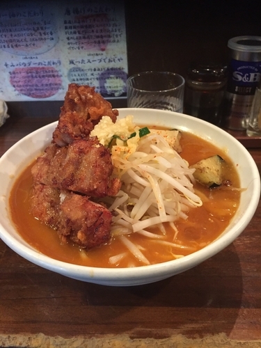 「旨辛あんかけdx」@旨辛ラーメン 表裏の写真