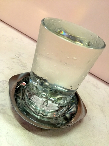 「日本酒（なんとか正宗？？：不明）＋タンメン」@岐阜屋の写真