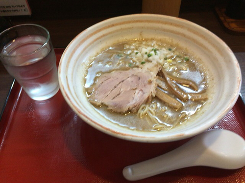 「煮干しソバ¥800+替玉¥150」@麺屋むどうの写真