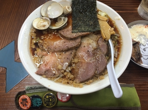 「肉まし中華そば」@大衆食堂 スタンドそのだの写真