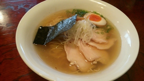 「塩ラーメン　730円」@青山清湯そば 青ノ樹の写真