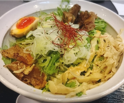 「鶏油そば 大盛300g 790円」@地鶏らーめん 秋津の写真