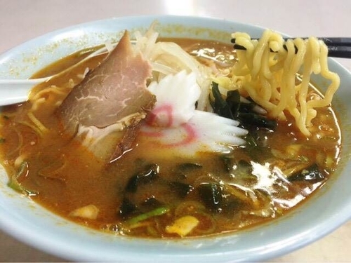 「みそラーメン(450円)」@波止場食堂 出田町店の写真