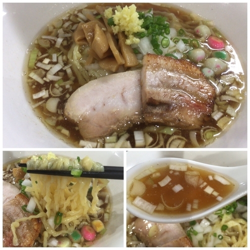 「醤油らーめん 730円」@麺丼Dining 夢者の写真